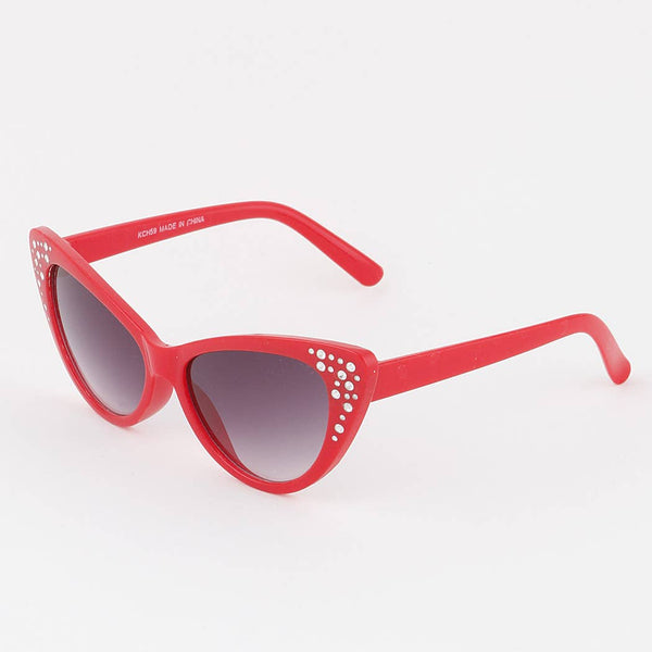 3AM BY H&D ACCESSORIES - Kids Jeweled Cateye Sunglasses