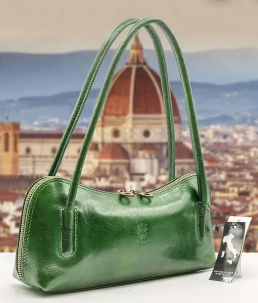 Italian Leather Baguette Purse. Pre-tariff pricing.