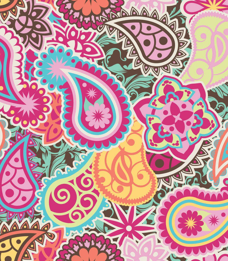 Two Lumps of Sugar - Paisley Medallion Girls' Ruffle Apron