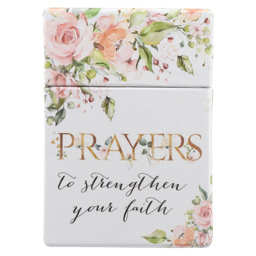 Christian Art Gifts - Box of Blessings Prayers to Strengthen Your Faith