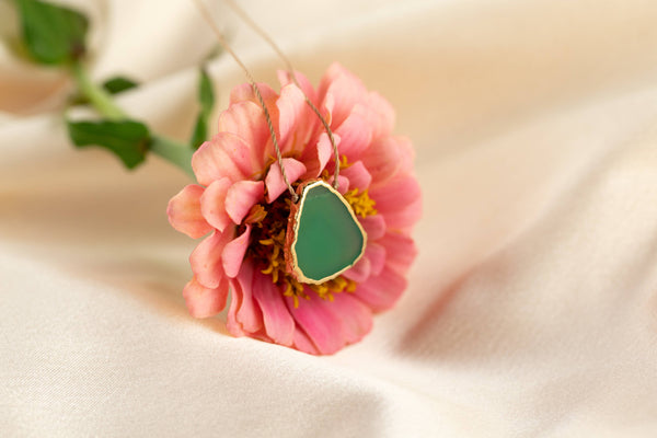 SoulKu - Kelly Chalcedony Alchemy Necklace for Nurture Your Heart