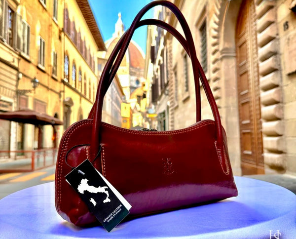 Italian Leather Baguette Purse. Pre-tariff pricing.