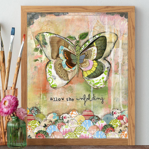 Kelly Rae Roberts - Allow The Unfolding - Print: 8x10 with 11x14 mat
