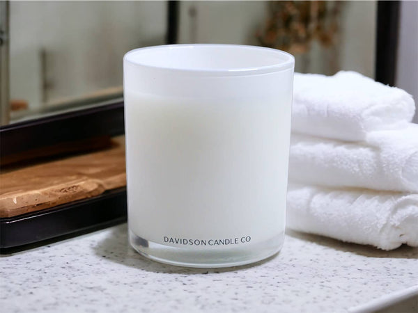 Davidson Candle Company LLC - 11 oz glass jar candle in box : Santal & Coconut