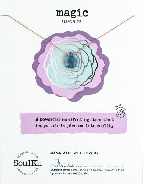 SoulKu - Fluorite Luxe Necklace for Magic
