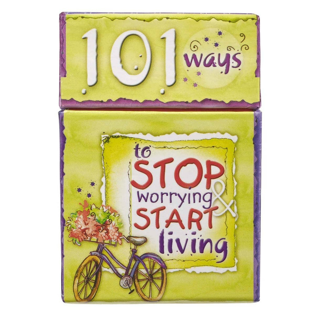 Christian Art Gifts - Box of Blessings Stop Worrying