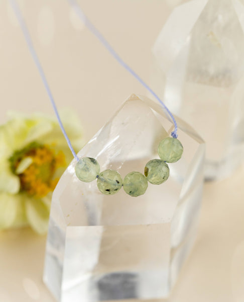 SoulKu - Prehnite Big Wishes Necklace for Protection - BW06