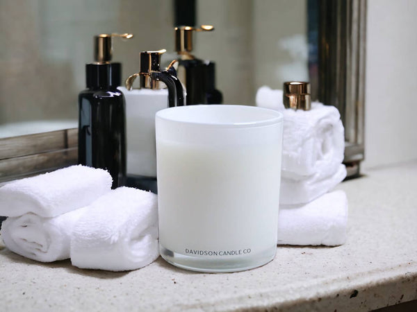 Davidson Candle Company LLC - 11 oz glass jar candle in box : Santal & Coconut