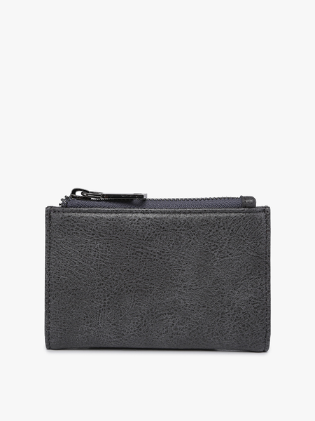 Jen & Co. - WL2185RF Zara RFID Zip-Top Wallet: Black