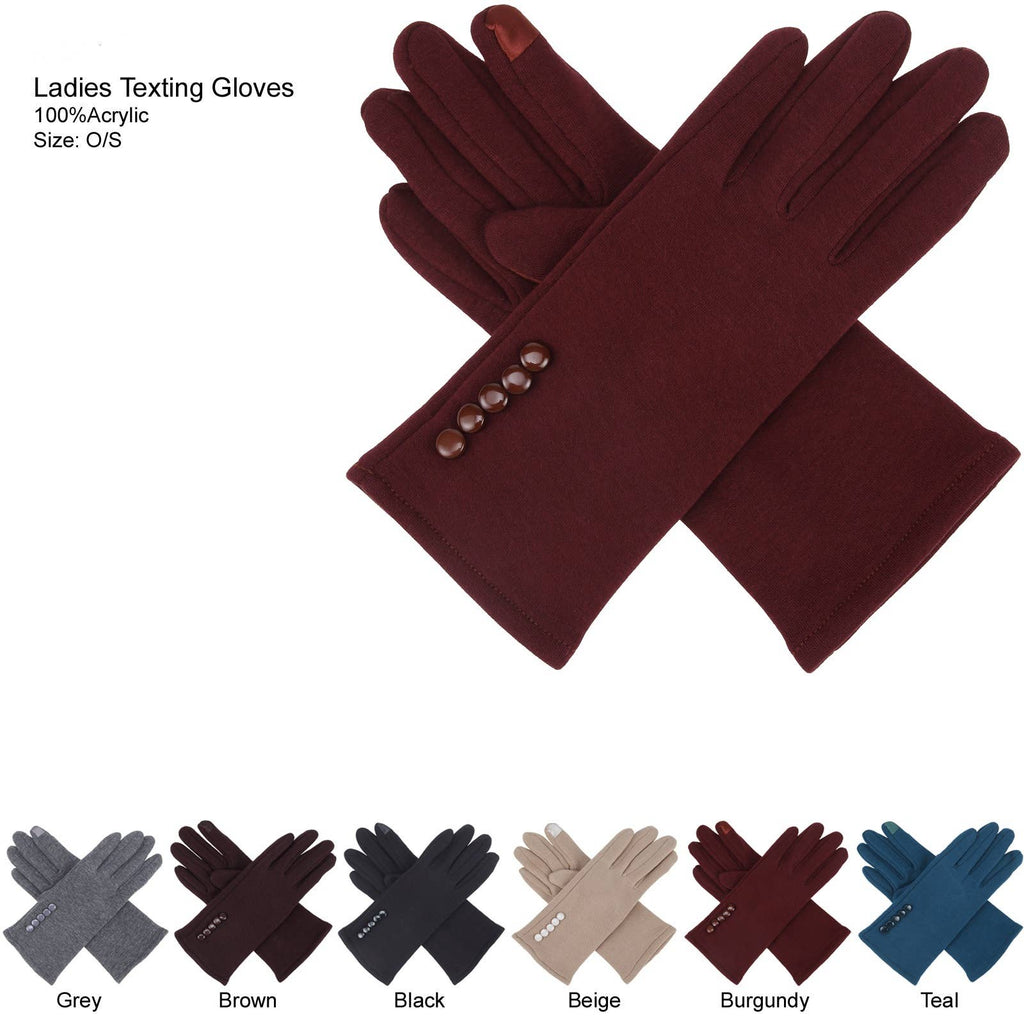 Jasper Trading LLC - J168 - Ladies Fleece Texting Gloves-12 pc