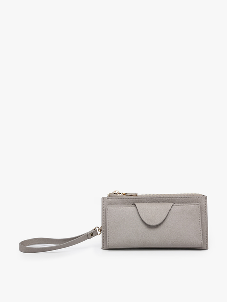 Kyla RFID Wallet w/ Snap Closure: Green