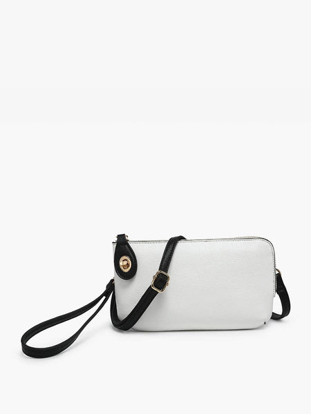 Jen & Co. - M1818 Kendall Crossbody/Wristlet w/ Twist Lock Closure