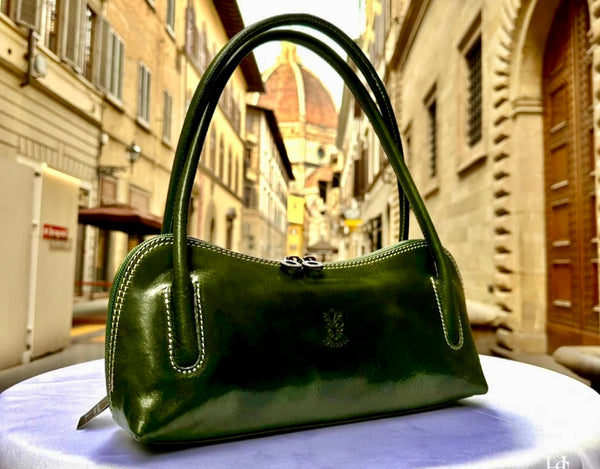 Italian Leather Baguette Purse. Pre-tariff pricing.