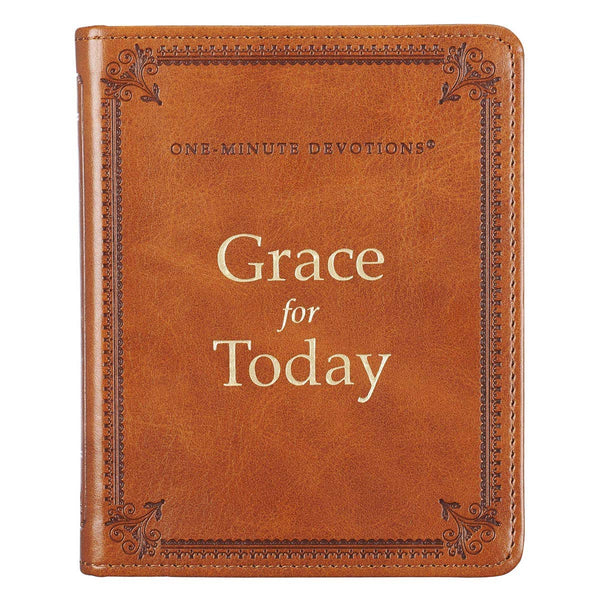Christian Art Gifts - One-Minute Devotions Grace for Today Faux Leather