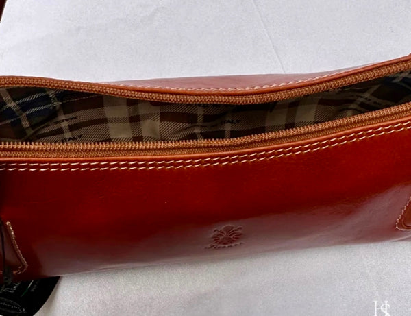 Italian Leather Baguette Purse. Pre-tariff pricing.