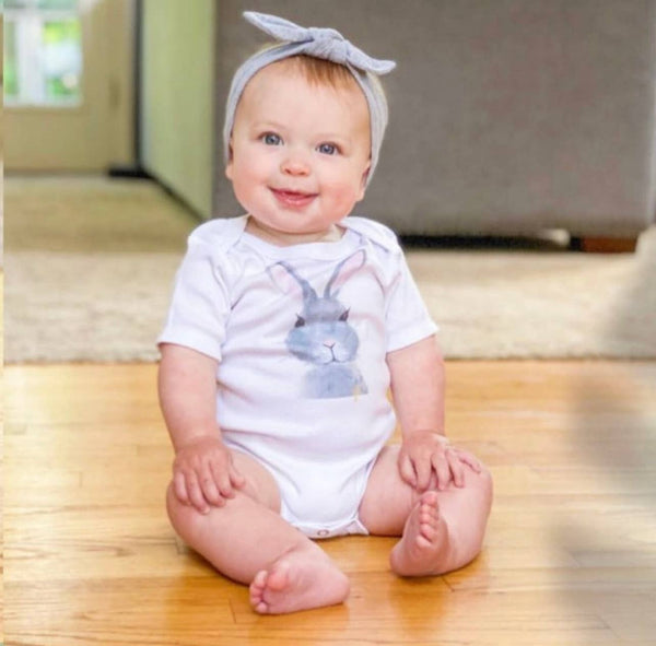 claire jordan designs - Bunny Onesie: 12-18