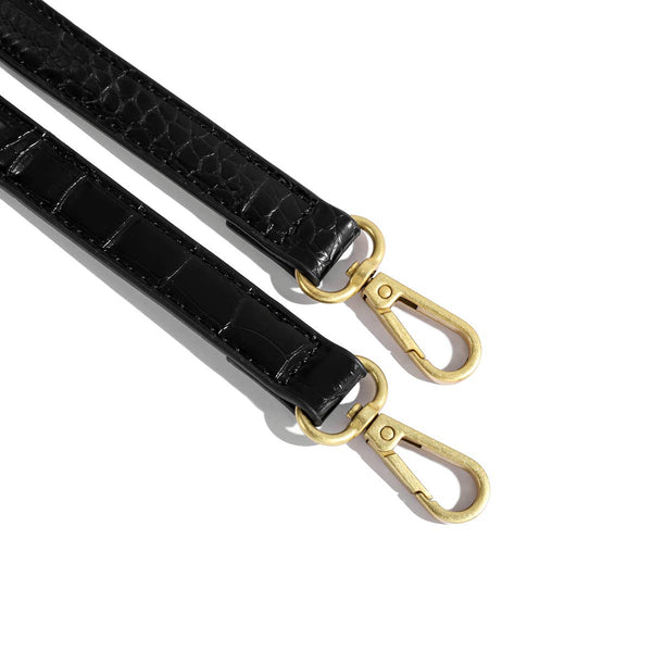 Pixie Mood - Cora Small - Recycled Vegan Backpack - Black Mock Croc: Black Mock Croc / SM