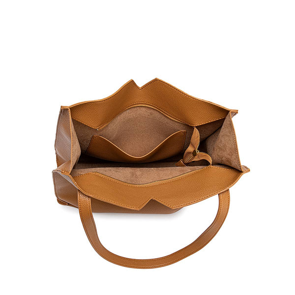 Pixie Mood - Alicia II - Recycled Vegan Tote Bag - Mustard Pebbled: Mustard Pebbled / OS