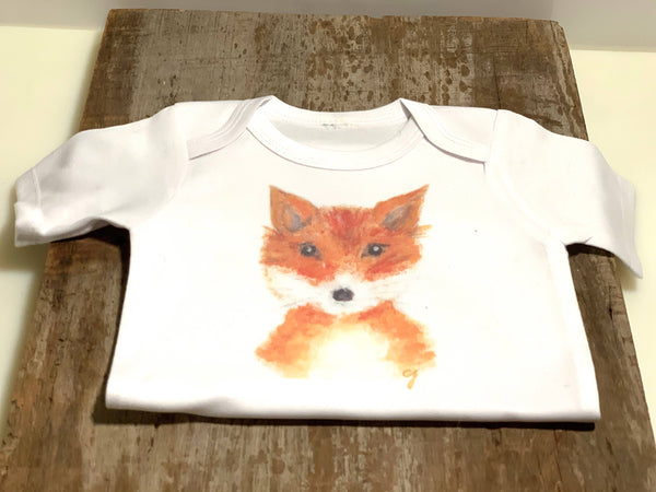 claire jordan designs - Fox Onesie: 12-18