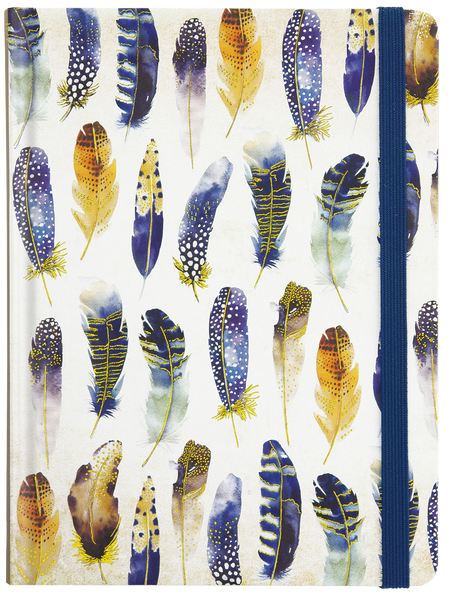 Peter Pauper Press - Watercolor Feathers Journal