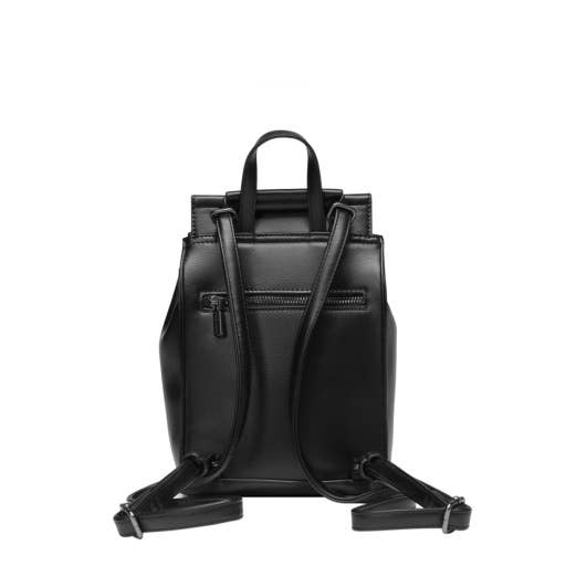 Pixie Mood - Mini Kim - Recycled Vegan Backpack - Black: Black / MINI