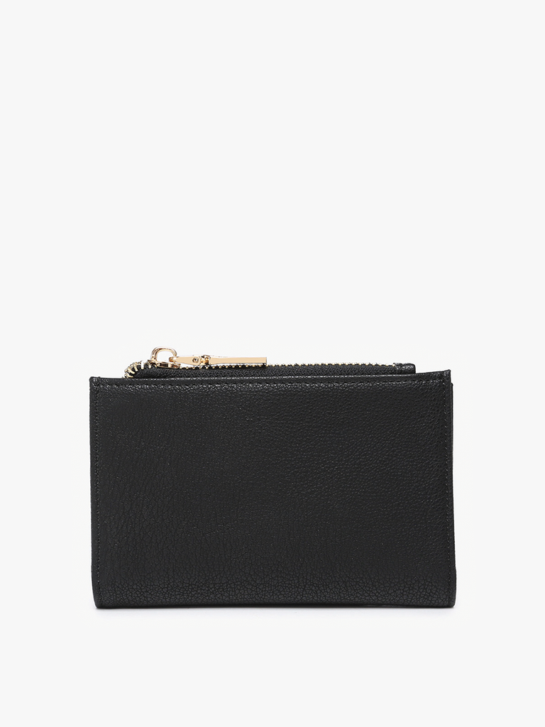 Jen & Co. - WL2185RF Zara RFID Zip-Top Wallet: Black