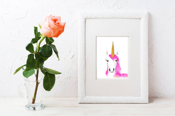 claire jordan designs - Unicorn Artwork | Print: 8 x 10 print
