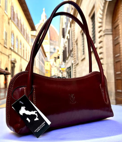Italian Leather Baguette Purse. Pre-tariff pricing.