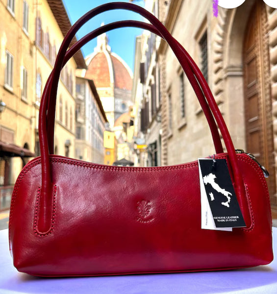 Italian Leather Baguette Purse. Pre-tariff pricing.