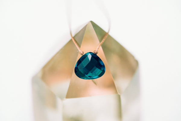 SoulKu - Peacock Blue Soul Shine Necklace to Dream - SHNE12