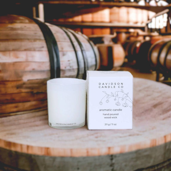 Davidson Candle Company LLC - 11 oz glass jar candle in box : Kentucky Bourbon