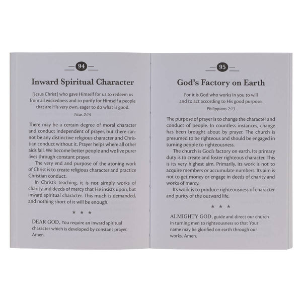 Christian Art Gifts - Mini Devotions The Power of Prayer Softcover