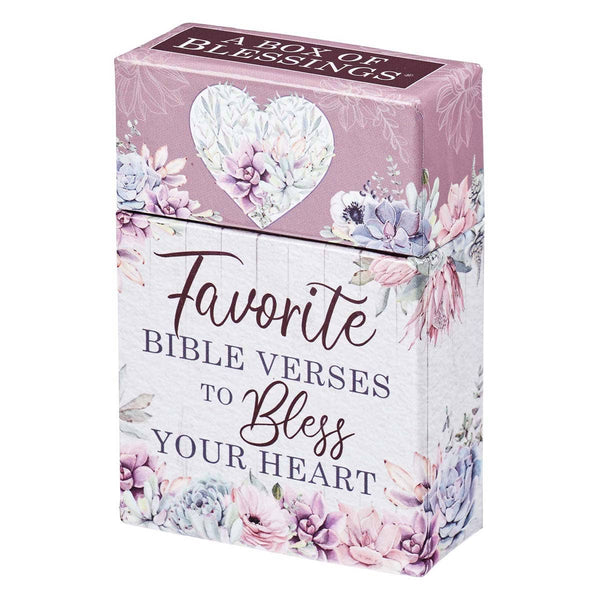 Christian Art Gifts - Box of Blessings Favorite Bible Verses To Bless the Heart