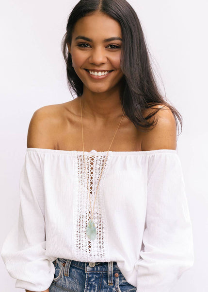 SoulKu - Picture Jasper Touchstone Necklace for Resilience - TCH07