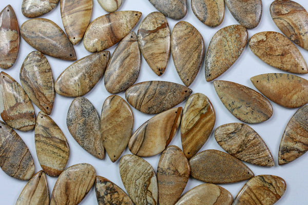 SoulKu - Picture Jasper Touchstone Necklace for Resilience - TCH07