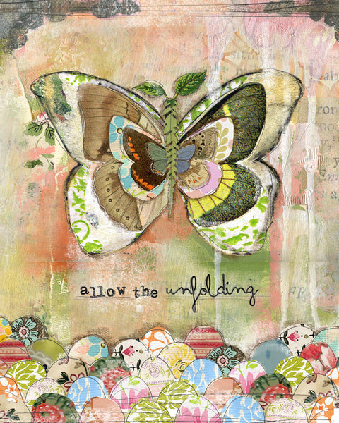Kelly Rae Roberts - Allow The Unfolding - Print: 8x10 with 11x14 mat