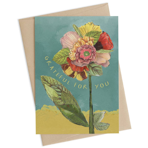 Kelly Rae Roberts - Grateful For You Thank You Card