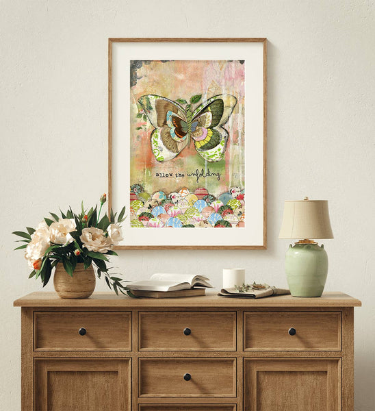 Kelly Rae Roberts - Allow The Unfolding - Print: 8x10 with 11x14 mat