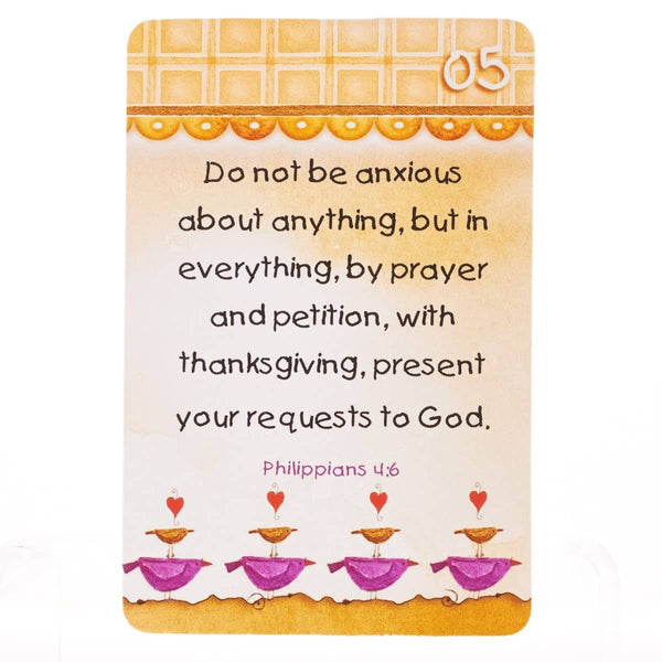 Christian Art Gifts - Box of Blessings Stop Worrying