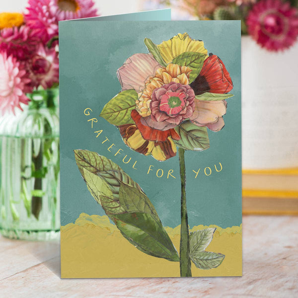 Kelly Rae Roberts - Grateful For You Thank You Card