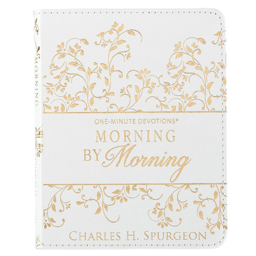 Christian Art Gifts - One-Minute Devotions Morning by Morning Faux Leather