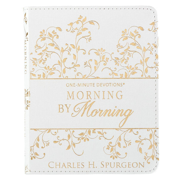 Christian Art Gifts - One-Minute Devotions Morning by Morning Faux Leather