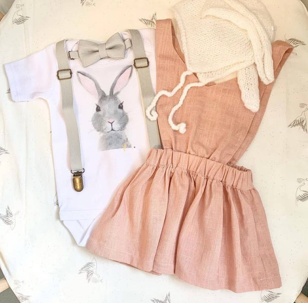 claire jordan designs - Bunny Onesie: 12-18