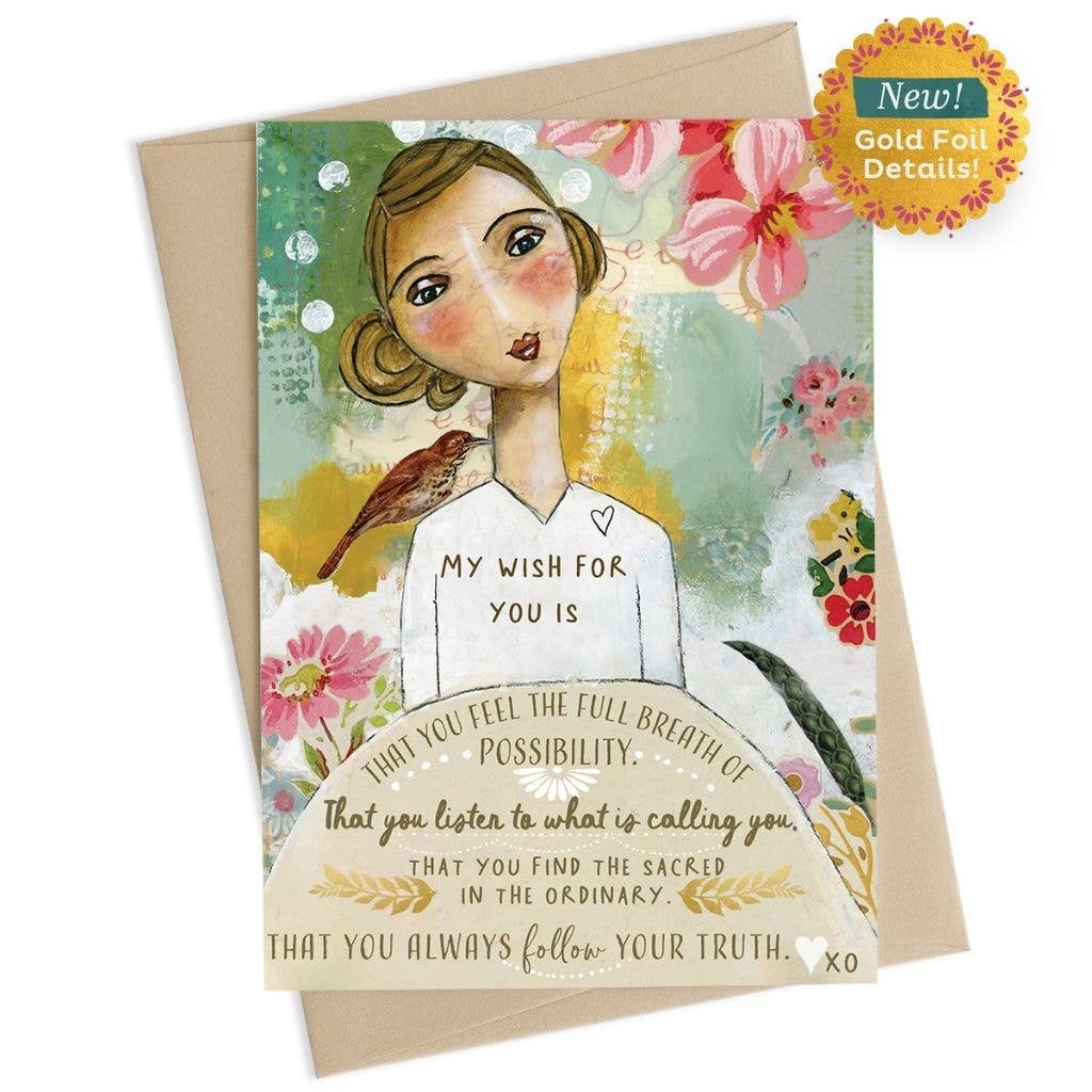 Kelly Rae Roberts - My Wish For You Thinking of You Card