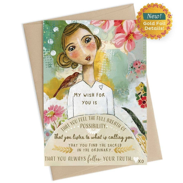 Kelly Rae Roberts - My Wish For You Thinking of You Card