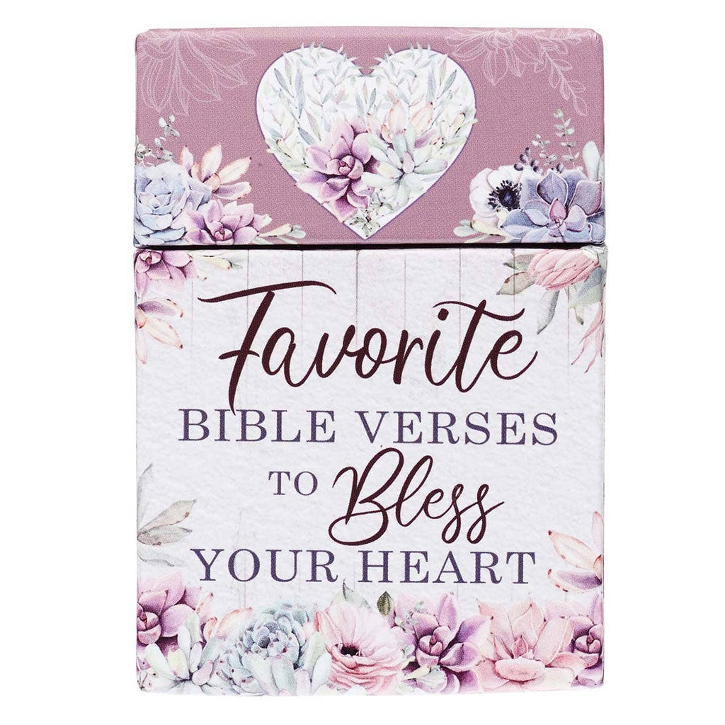 Christian Art Gifts - Box of Blessings Favorite Bible Verses To Bless the Heart