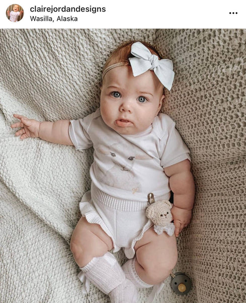 claire jordan designs - Lamb Onesie: 3-6