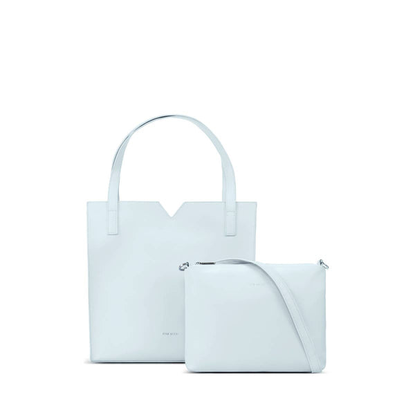 Pixie Mood - Alicia II - Recycled Vegan Tote Bag - Ice Blue: Ice Blue / OS
