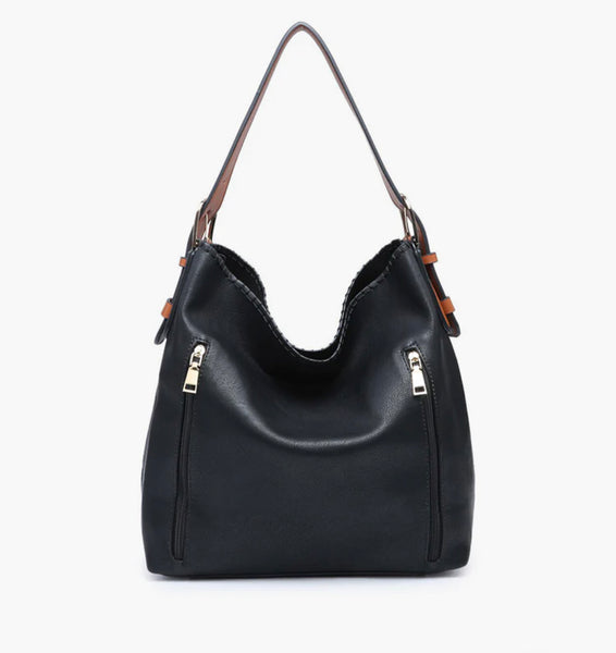 Hobo Bag in a Bag w/Dual Zip Compartments
