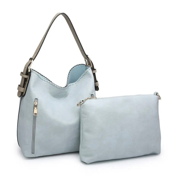 Hobo Bag in a Bag w/Dual Zip Compartments